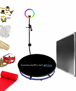 Slow Motion Rotating 360 Photo Booth 80cm with Flight Case & Props