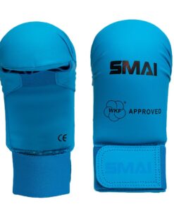 SMAI WKF Approved Karate Mitts - Blue - S
