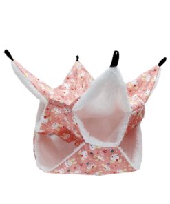 Small Animal Hanging Hammock Bed Hideout for Ferret Hamster Parrot Rat