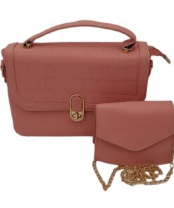 Small Purses and Handbags for Women Shoulder Crossbody Bags with Straps - Pink