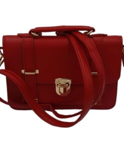 Small Satchel Crossbody Shoulder Handbags for Women with Adjustable Strap - Maroon