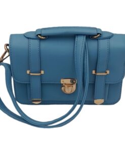 Small Satchel Crossbody Shoulder Handbags for Women with Adjustable Strap - Sky Blue