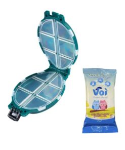 Small Turtle Shape Tackle Box With Fishing Wipes