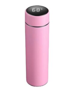 Smart Flask Cup With LED Temperature Display - Pink