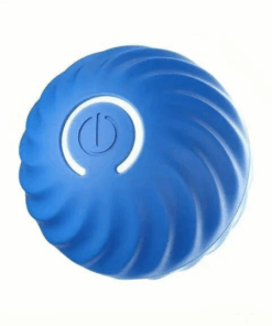 Smart Interactive Dog Toy Ball - Roll, Vibrate, Bounce - Blue