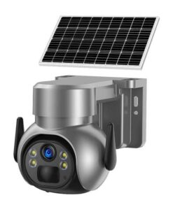 Smart Solar PTZ Camera with Cloud Storage and Motion Detection