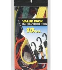 Smart Straps - Flatstrap Bungee Cords - 10 Pieces
