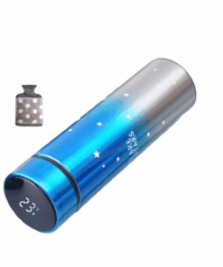 Smart Temperature Display Stainless Steel Thermos Flask - LIGHT BLUE