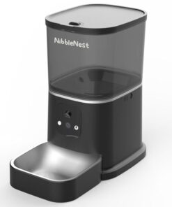 Smart Wi-Fi Dual Camera Automatic Pet Feeder - Black