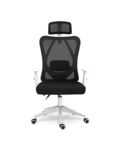 Smartbuy Stylist Office Chair with Headrest B&W