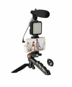 Smartphone and Vlogging Camera, Video Recording Photo Studio Kit Q-ZJ09