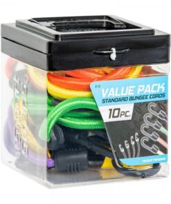 SmartStraps Standard Bungee Cords- Value Pack of 10 Piece Assortment