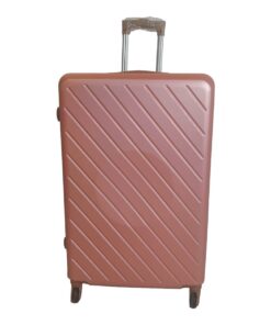 Smte - 1 Piece Hard Outer Shell Luggage Premium ZT -Pink - 26 cm