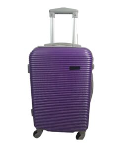 Smte - 1 Piece Hard Outer Shell Luggage Premium ZT -Purple - 22 cm