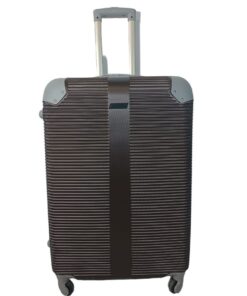 Smte - 1 Piece Hard Outer Shell Luggage Set - Brown