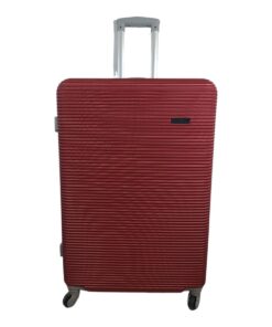 Smte - 1 Piece Hard Outer Shell Luggage Set- Red 60'