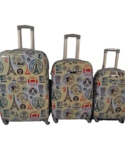 SMTE-3 Piece Luggage Set - Paris-f20