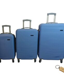 Smte- 3-Piece Luggage Set- Sky Blue +Smte Keyring