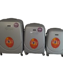 SMTE- 360 Lightweight Quad Wheel Quality Travel Ware-3 Piece Luggage Set - Yellow