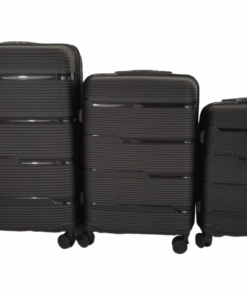 SMTE-Acesa Hard Shell Elite Suitcase Set 3 Piece - Black