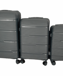 SMTE-Acesa Hard Shell Elite Suitcase Set 3 Piece - Grey