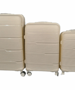 SMTE-Acesa Hard Shell Elite Suitcase Set 3 Piece - White