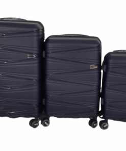 SMTE- Acesa Hard Shell Elite UBS Suitcase Set 3 Piece - Blue