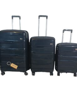 Smte - Elite New Dec Hard Outer Shell Luggage With Smte Bag Tag - 3 Piece - Night