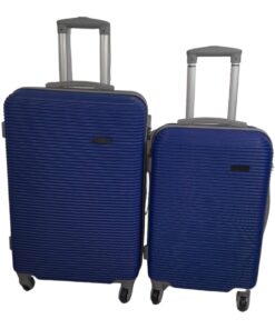 Smte Hard Outer Shell Luggage - 2 Piece - Blue