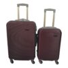 Smte Hard Outer Shell Luggage - 2 Piece - Brown