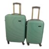 Smte Hard Outer Shell Luggage - 2 Piece - Green