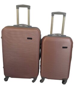 Smte Hard Outer Shell Luggage - 2 Piece - Transparent