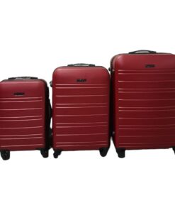 SMTE - Infinite Quality Travel Ware - 3 Piece Luggage Set - Red C1