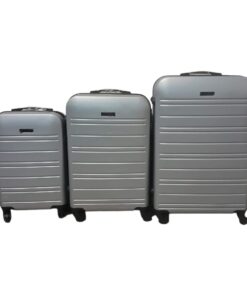 SMTE - Infinite Quality Travel Ware - 3 Piece Luggage Set - Silver C9