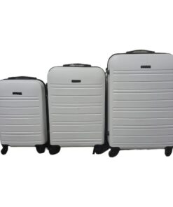 SMTE - Infinite Quality Travel Ware - 3 Piece Luggage Set - White C8