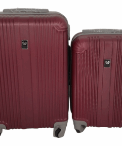 SMTE -Quad Wheel Quality Travel Ware 2 Piece - ALIN - Red