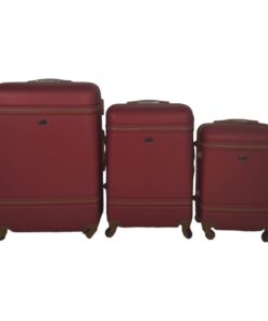 SMTE-Quad wheel Quality Travel Ware 3 Piece Luggage Set