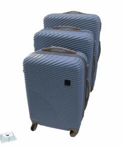 SMTE Quality Hard Outer Shell Wave LP01x and Tieback - 3 Piece Set - Baby Blue