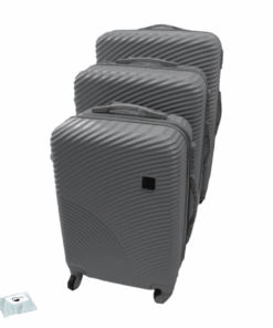 SMTE Quality Hard Outer Shell Wave LP01xÂ  and Tieback - 3 Piece Set - Silver