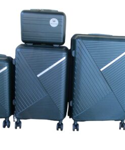 SMTE-Unbreakable Travel Luggage 4 Piece Suitcases Spinner - Green
