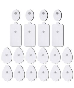 Snap Electrode Replacement Pads for Belifu TENS Device - 20 Piece