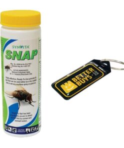 Snap Fly Bait - Pesticide Granular Bait- 100g - 10 Pack & Gel Key Holder