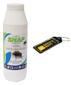 Snap Fly Bait - Pesticide Granular Bait- 500g - 3 Pack & Gel Key Holder