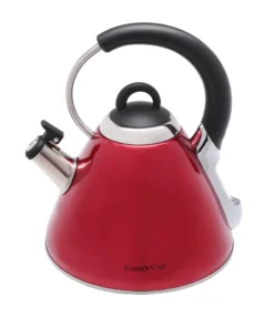 Snappy Chef 2.2 Litre Red Whistling Kettle