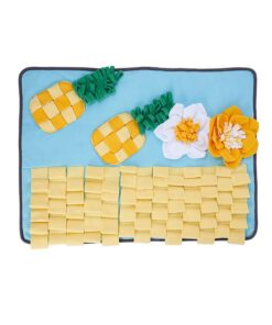 Snuffle Mat for Dogs and Pets, Pineapple