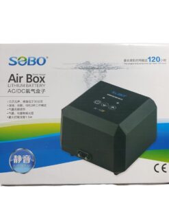 Sobo AC/DC Lithium Rechargeable Air Pump A-12F 9L/Min (2 x 4.5L/Min) 8.0W