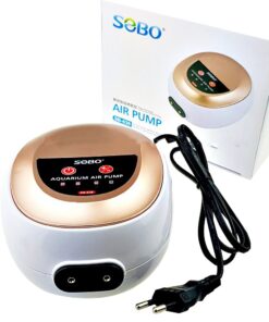 SOBO SB-638 Super Silent 5W Aquarium Air Pump, Acc 220-240