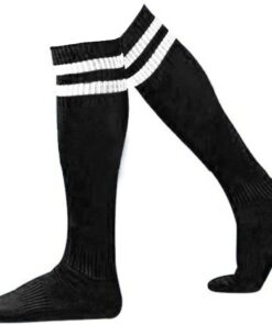 Soccer Socks Set - 15-Pairs - Black and White