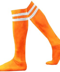 Soccer Socks Set - 15-Pairs - Orange and White
