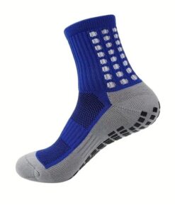 Soccer Sport Cushion Socks Anti-Slip - 1 Pack - Blue